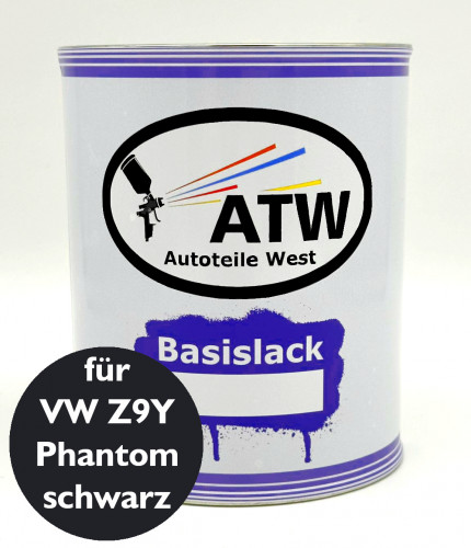 Autolack für VW Z9Y Phantomschwarz